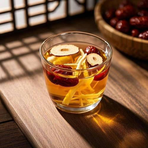降温天的「移动小暖炉」！这杯黄精红枣姜茶，喝完从指尖暖到脚后跟